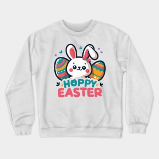 Hoppy Easter: Easter Egg Crewneck Sweatshirt